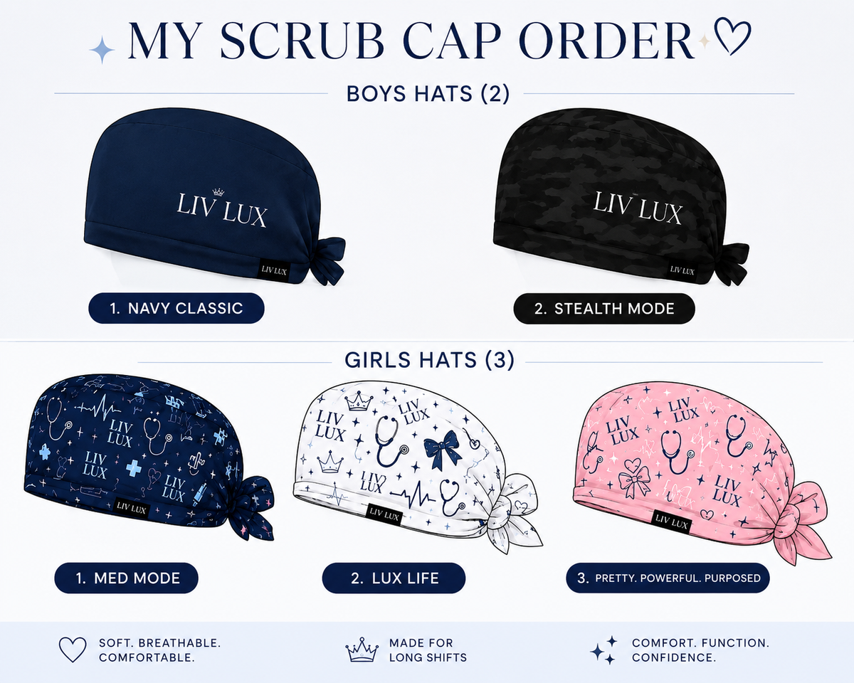 LIVLUX Signature Scrub Cap