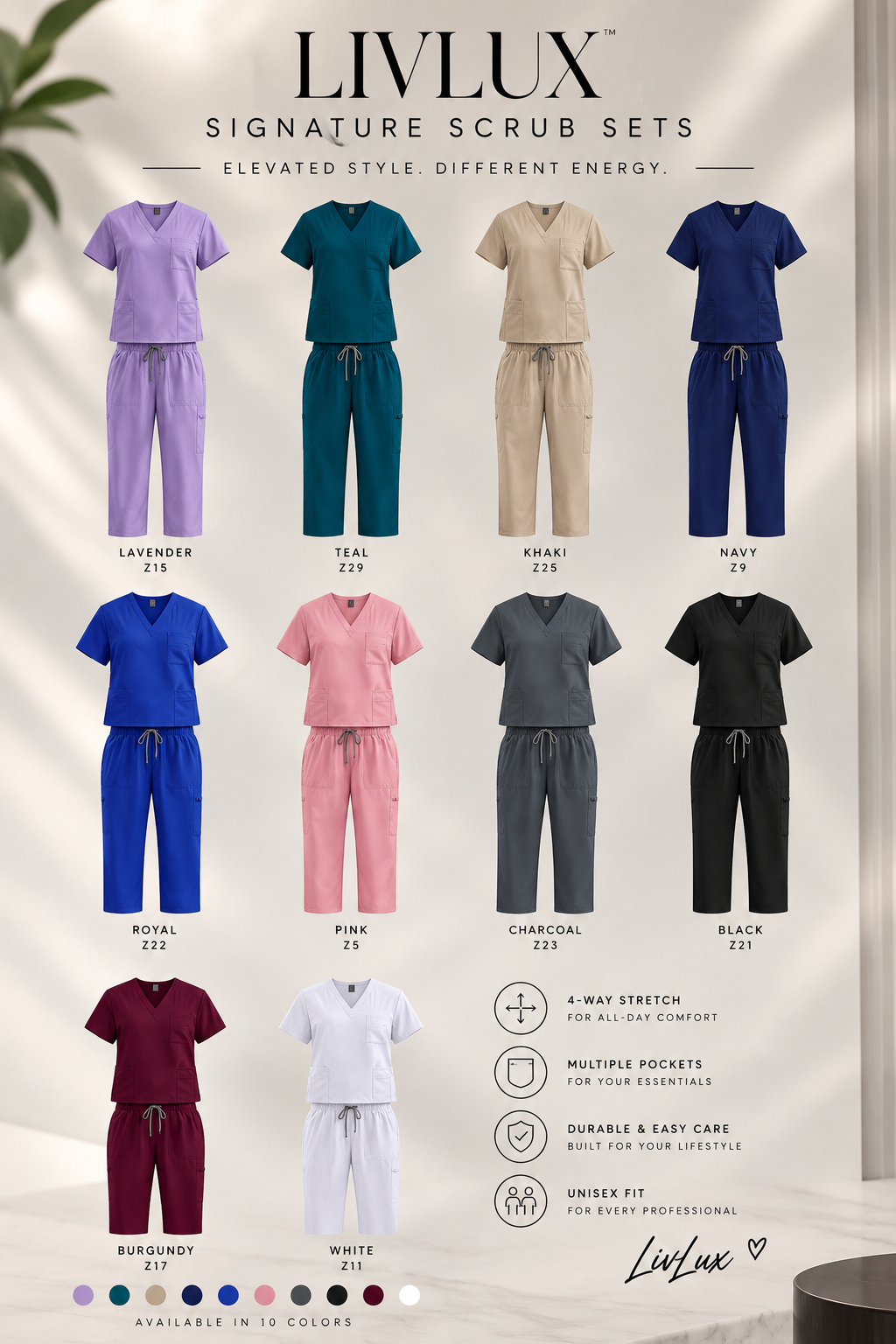 LivLux Signature Scrub Set